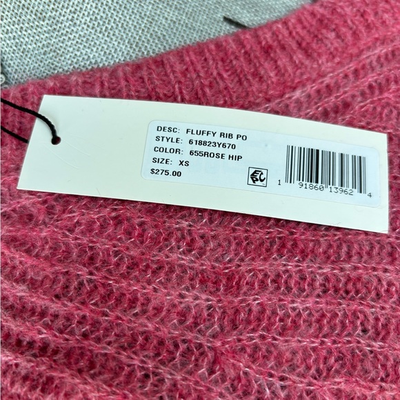 NWT Rebecca Taylor La Vie sweater, size XS, rose hip colour - Picture 5 of 6